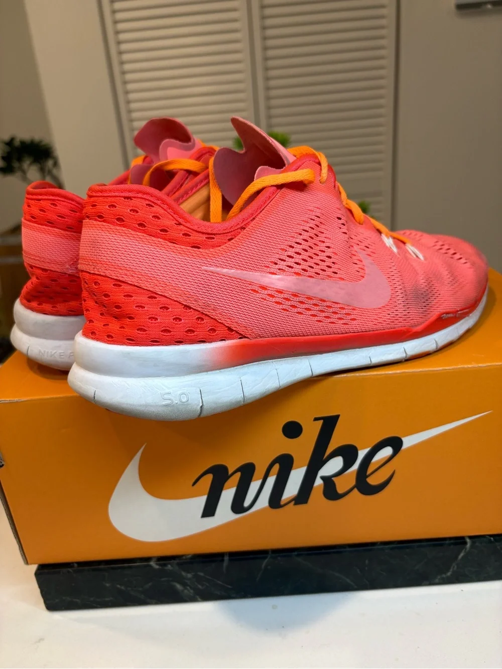 Nike Free Run Trail Coral Pink Women’s running shoes size 9.5